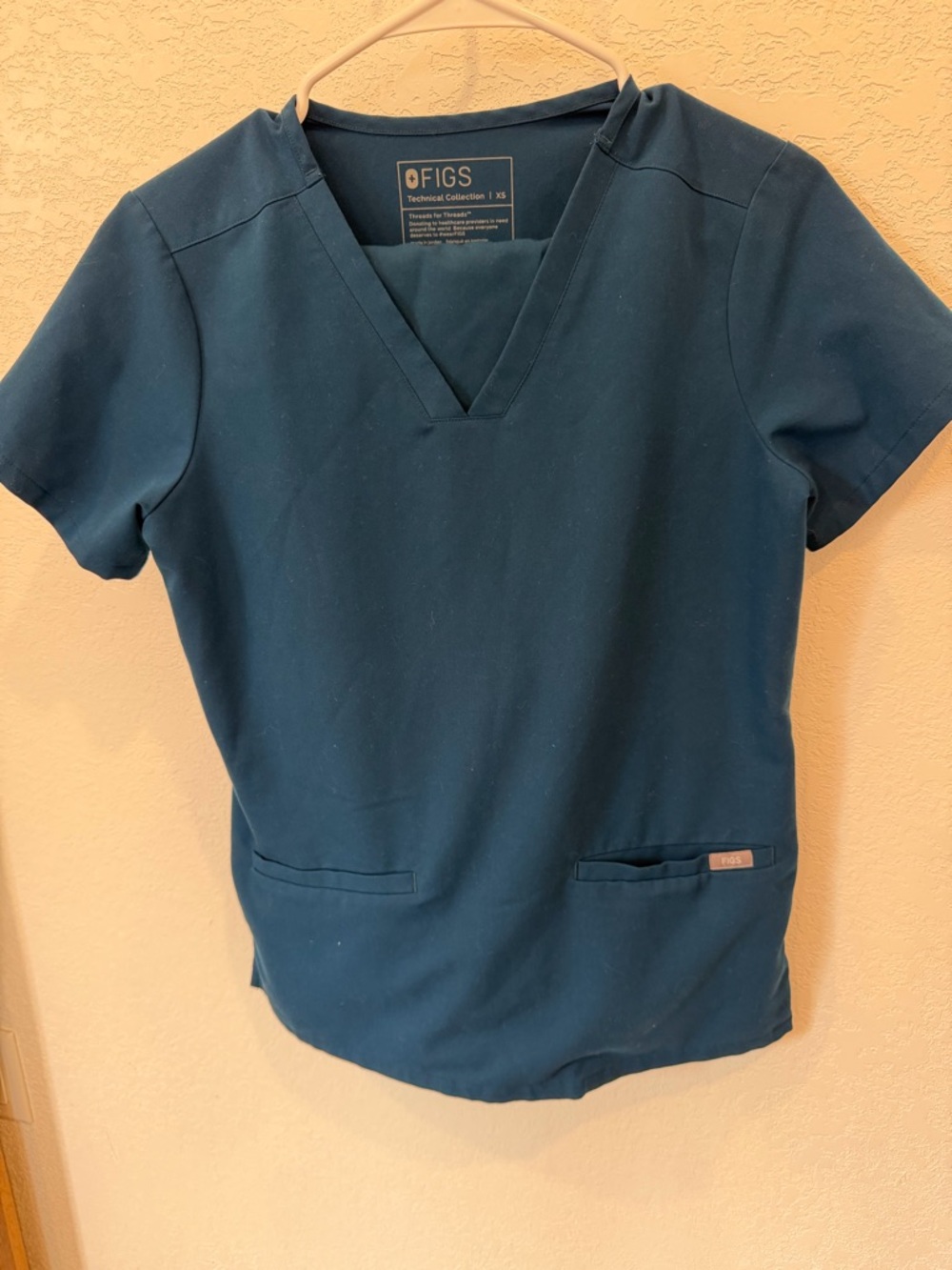 FIGS Deep Reef scrub set size XS Casma and Zamora